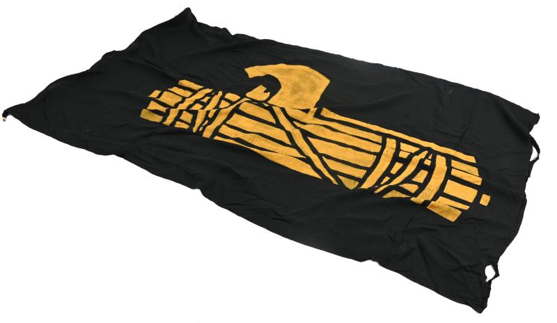 Italian WW2 MVSN Black Shirt Flag