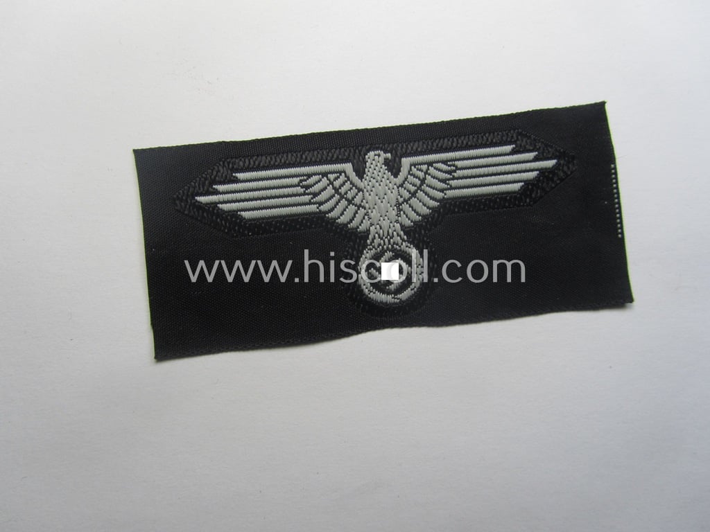Waffen-SS, 'BeVo'-woven-style skull- and cap-eagle-set (ie. 'Totenkopf- u. Adler-Effektensatz für Schiffchen o. Einheitsfeldmütze')