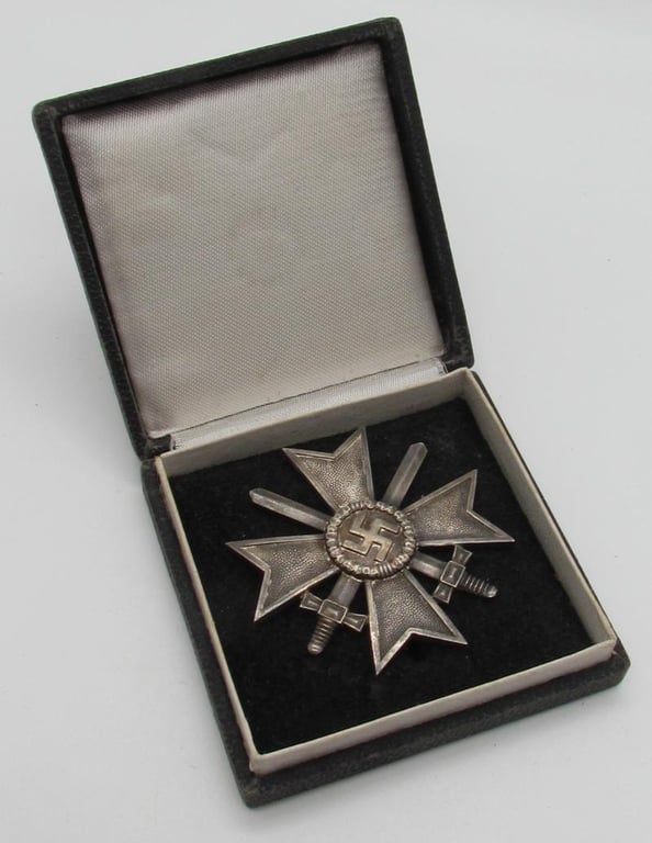 War Merit cross (KVK) first class “1” in Case