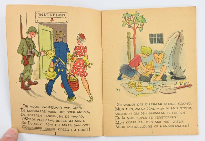 Dutch WW2 Booklet 'Gek en Wijs tijdens Seyss'