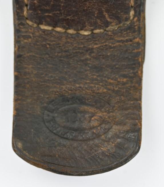 German WH Beltbuckle with Tab 'Wiedmann' 1937