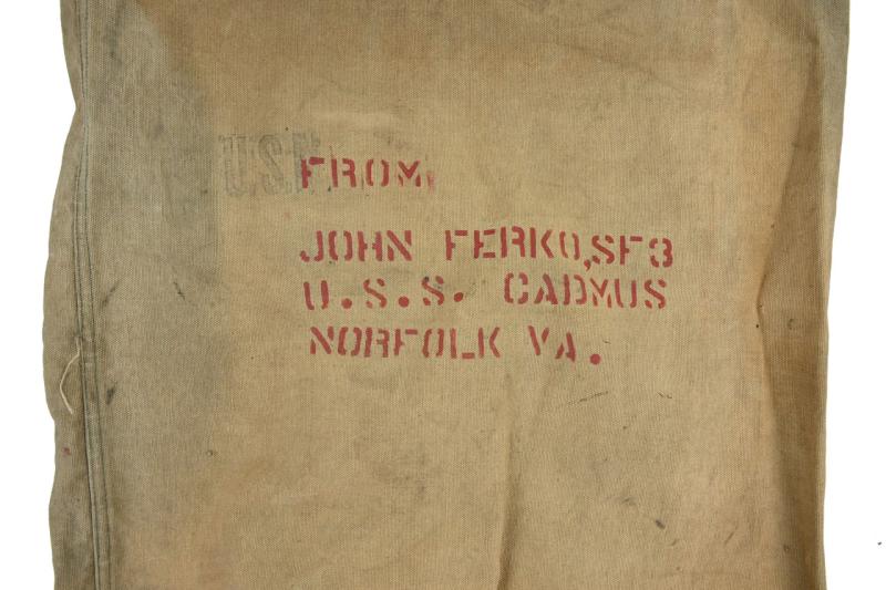 US Navy WW2 named Kit-bag