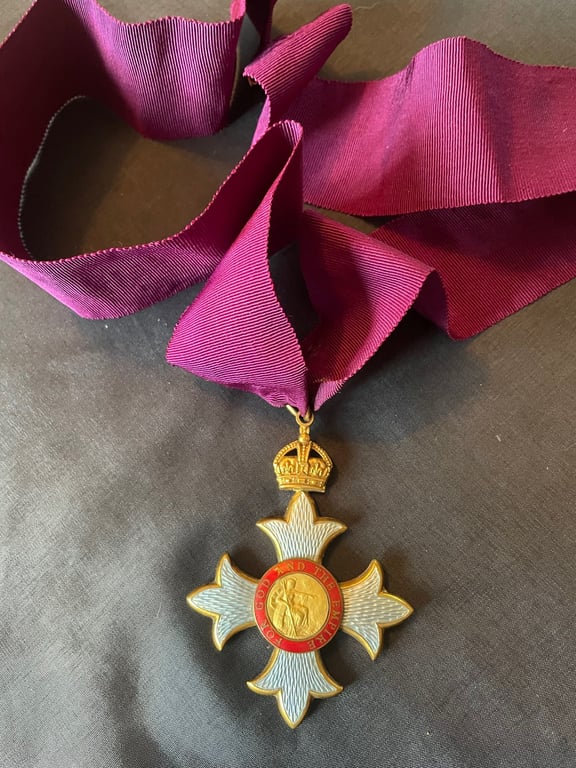 HARD TO FIND NAMED SET, CASED 1ST TYPE CBE, CORONATION MEDAL.