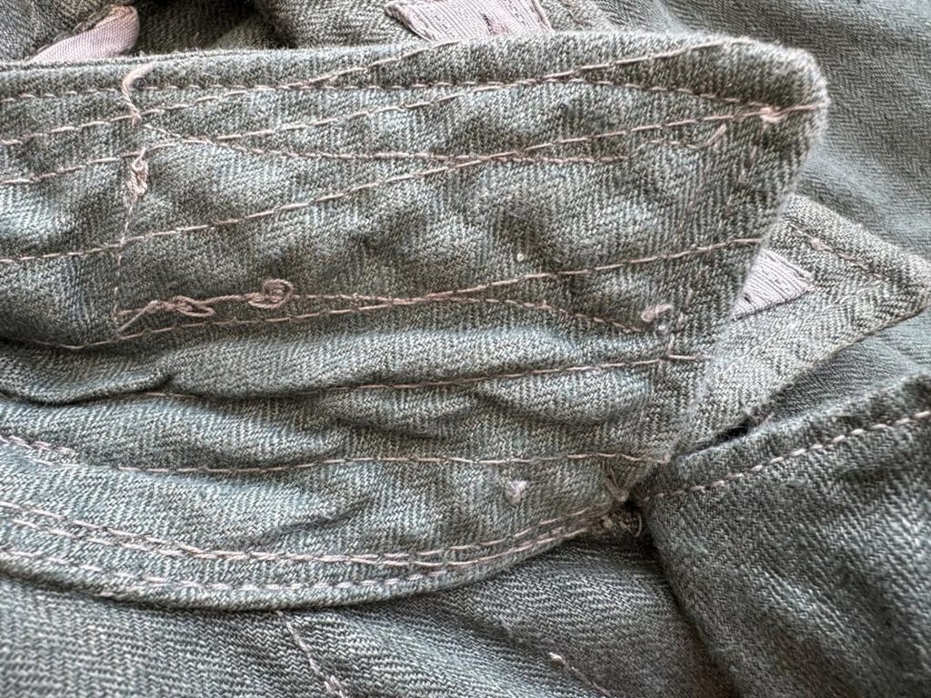 Wehrmacht ( Heer ) ‘Drillich’ (HBT) M43 Field Blouse (Feldbluse)...Mint.