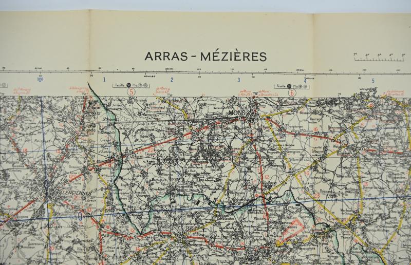 US WW2 Mapcard 'Arras Mezieres'
