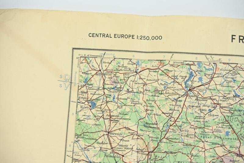 German WH /Allied RoadMap Newcastle /Frankfurt