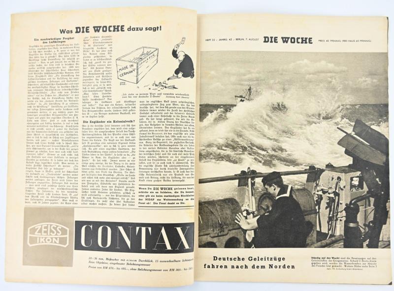German Third Reich Magazine 'Die Woche' 1940