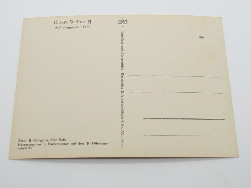 Postcard : Unsere Waffen-SS