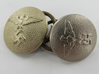 2 x Original German NSDAP (Nazi Party) Political...