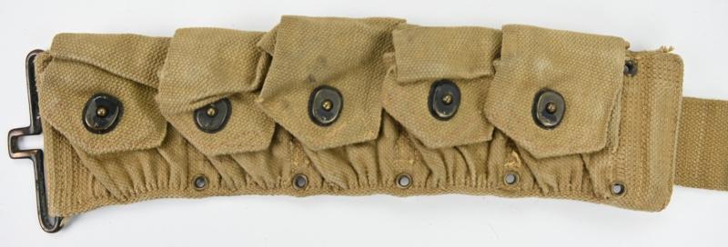 US WW2 M1 Garand Ammo Belt British Made