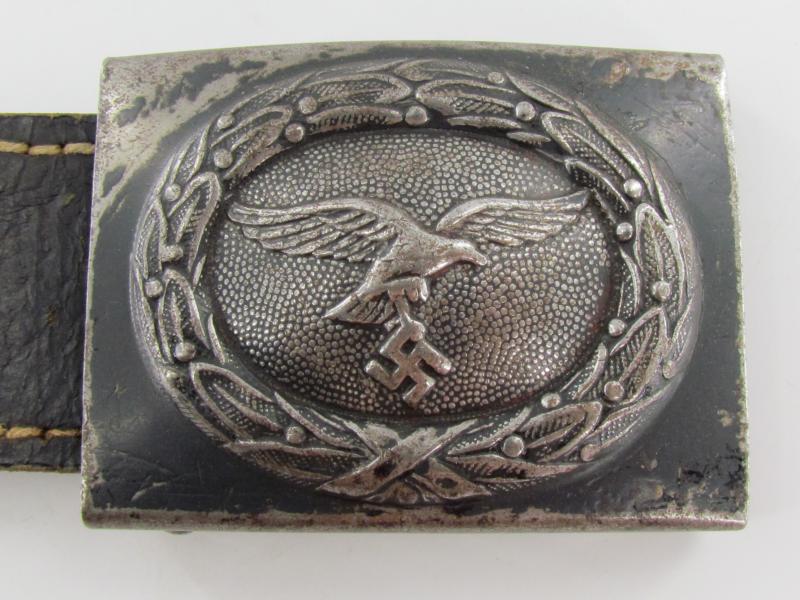 Luftwaffe Steel Belt Buckle by B. Haarmann, Lüdenscheid 1942