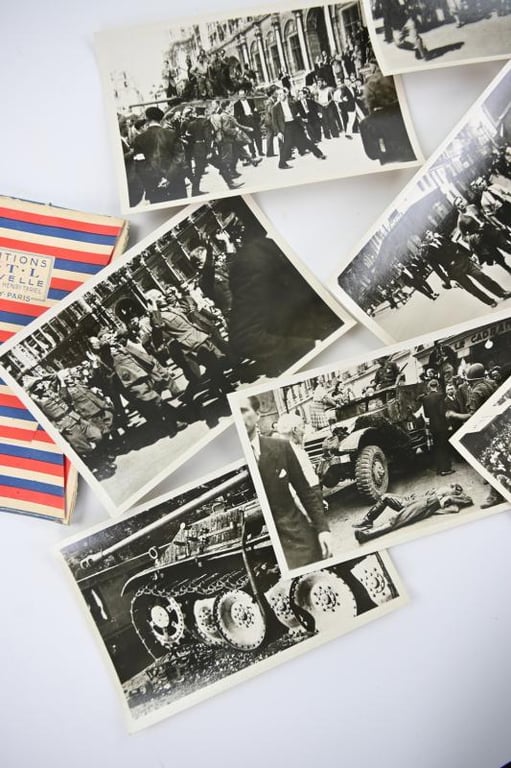 French WW2 Liberation of Paris Picture Set