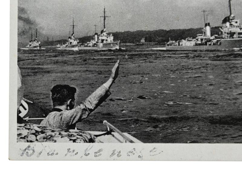 German KM Postcard 'Torpedoboot Flottille'