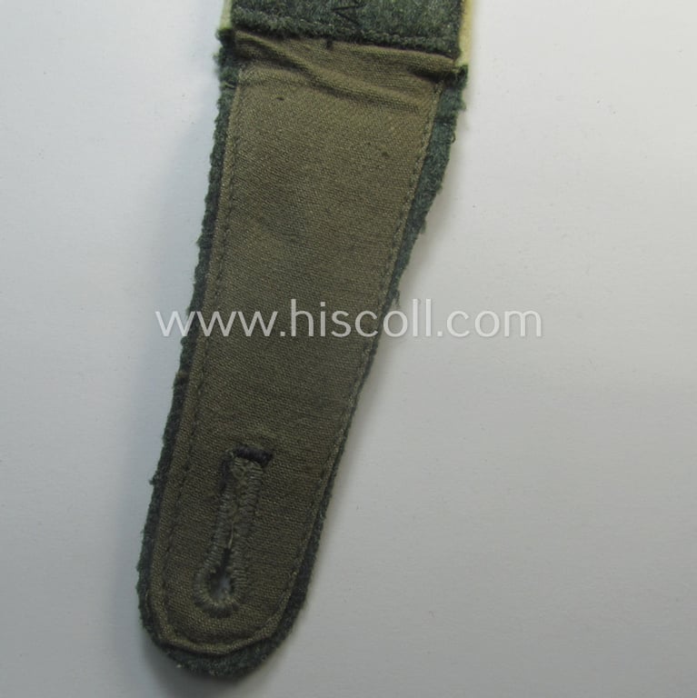 Superb - regrettably single but nevertheless rarely encountered! - WH (Heeres), early-war-period (ie. 'M41'-pattern styled) EM-type shoulderstrap for usage by a: 'Soldat eines Inf.-Rgts. der “Grossdeutschland”-Div.'