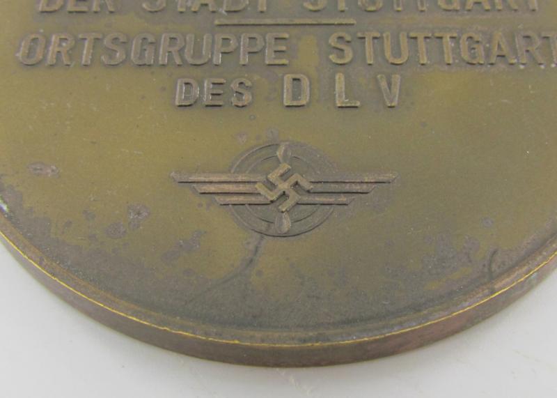 Rare 1936 DLV Medal (Deutscher Luftsportverband) in Case