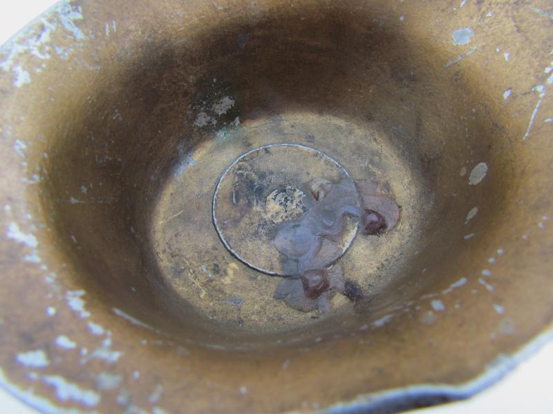 Wehrmacht (Heer) double decal miniature wedding helmet