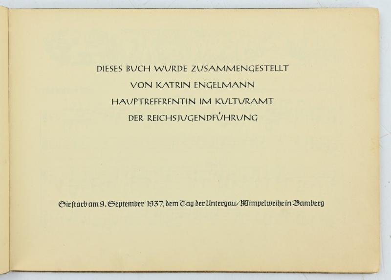 German Third Reich era Booklet 'hohe nacht der klaren sterne'