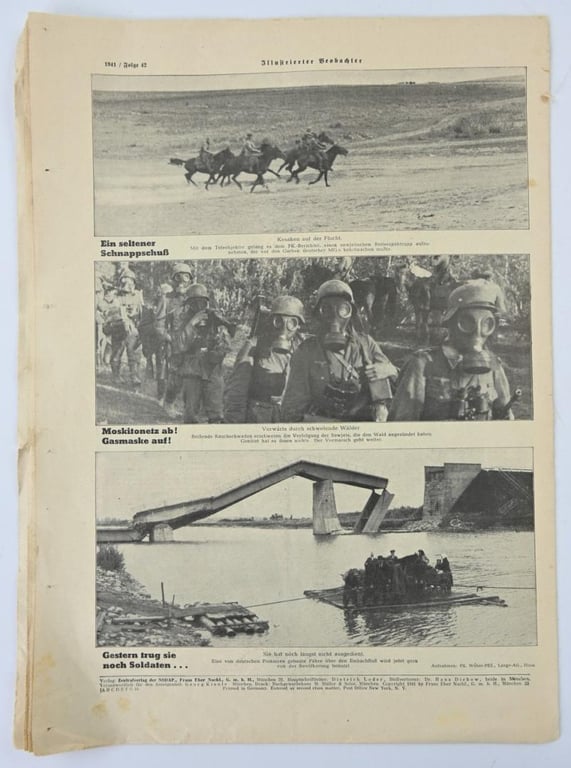 German Third Reich Magazin Illustrierte Beobachter October 1941