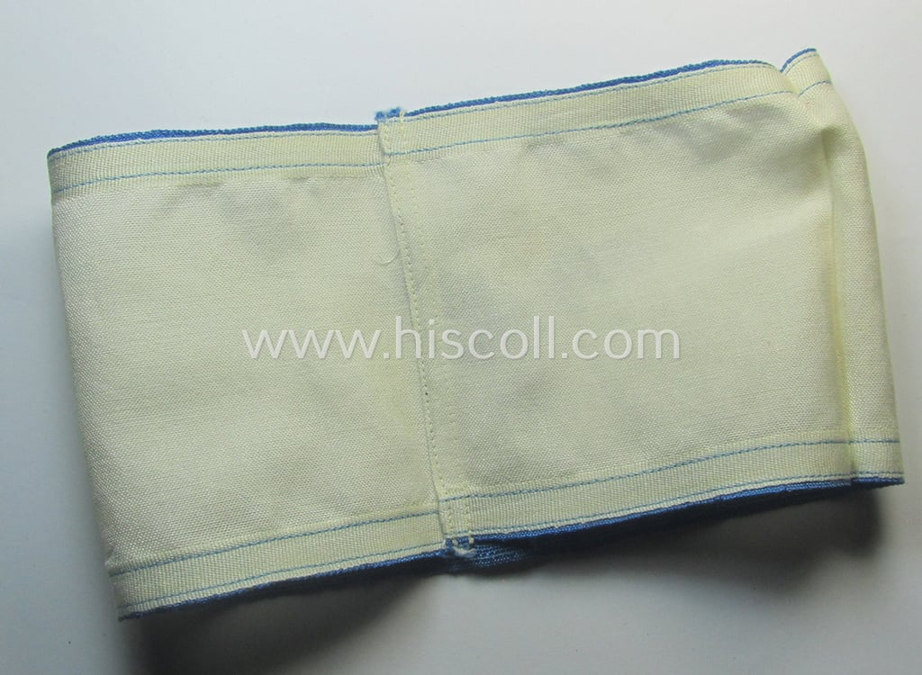 WH (Luftwaffe) armband (or: 'Dienst-Armbinde') as was (presumably) intended for (non-graduated) staff-members serving within one of the air-force, officers'-cadet-schools