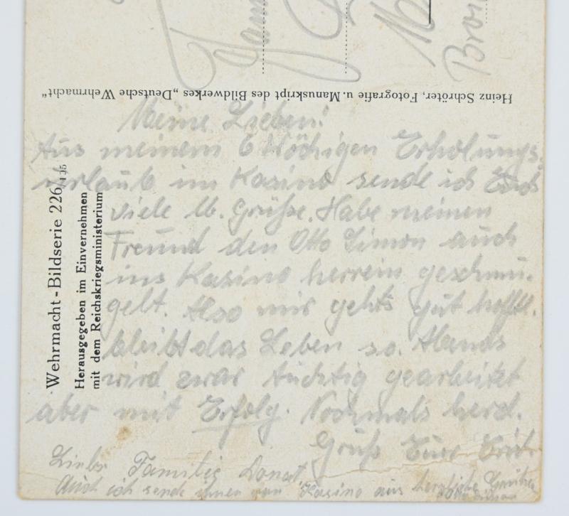 German WH Postcard 1938