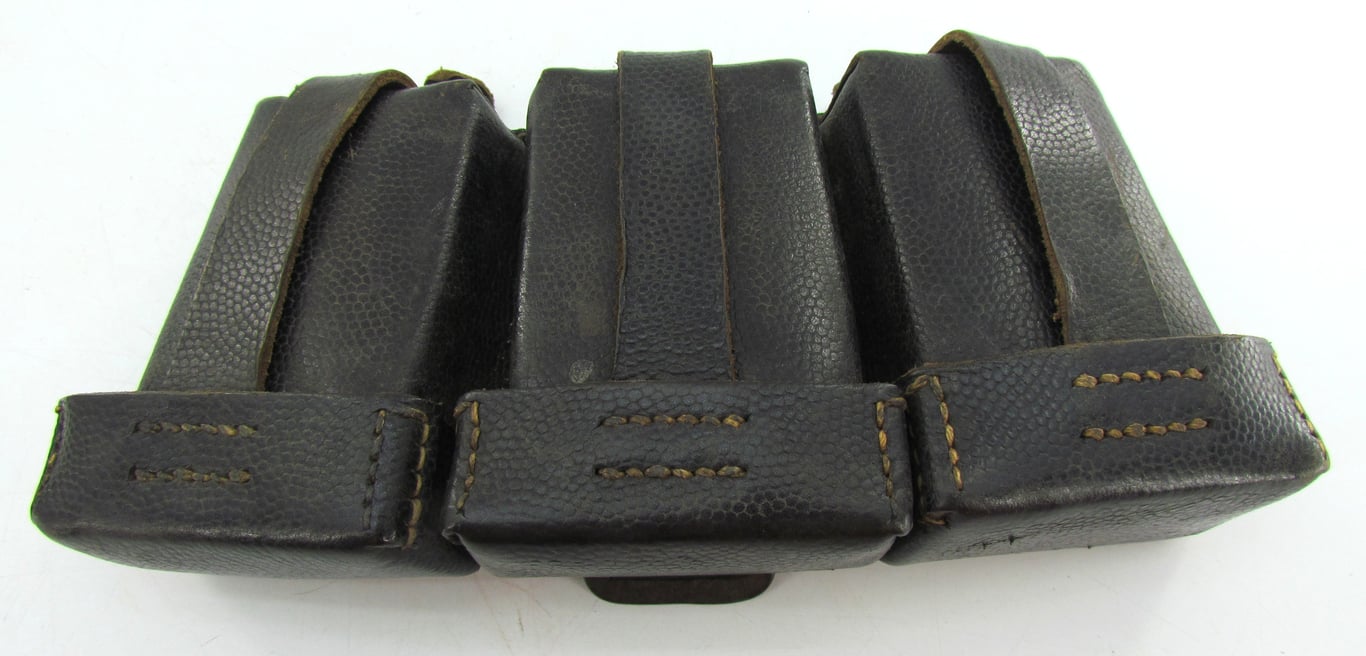 Matching Pair of K98 Ammunition Pouches - RB Numbered “0/0396/0027”