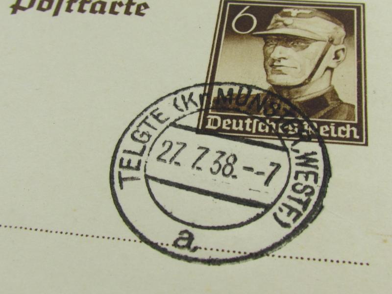 SA postcard - Reichswettkämpfe, Berlin 1938