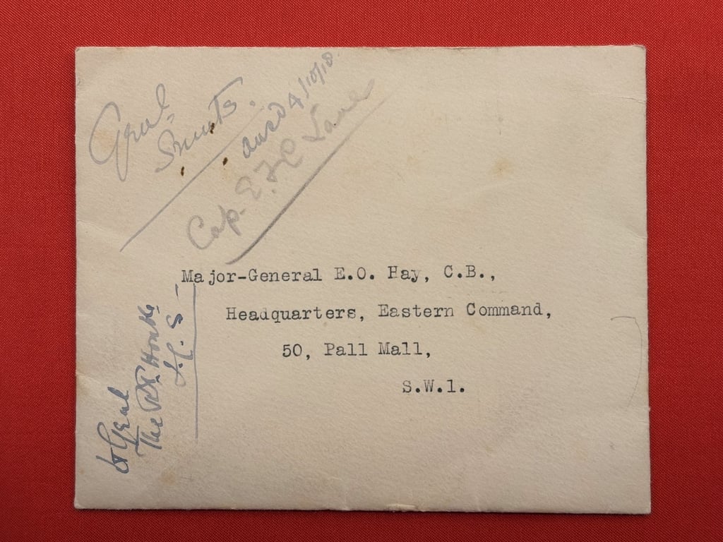 AUTHENTIC LETTERS FROM FIELD MARSHALL MONTGOMERY OF ALAMEIN TO GEN A.K.HAY, ECT. ADDITIONAL PHOTOS