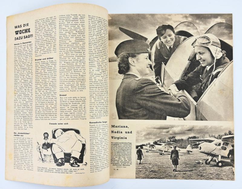 German Third Reich Magazine 'Die Woche' 1943