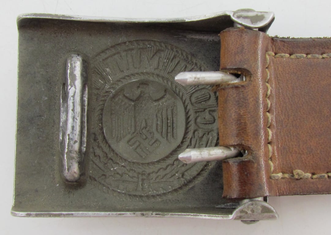 Wehrmacht (Heer) EM/NCO Aluminum Belt Buckle – Gebrüder Gloerfeld 1938