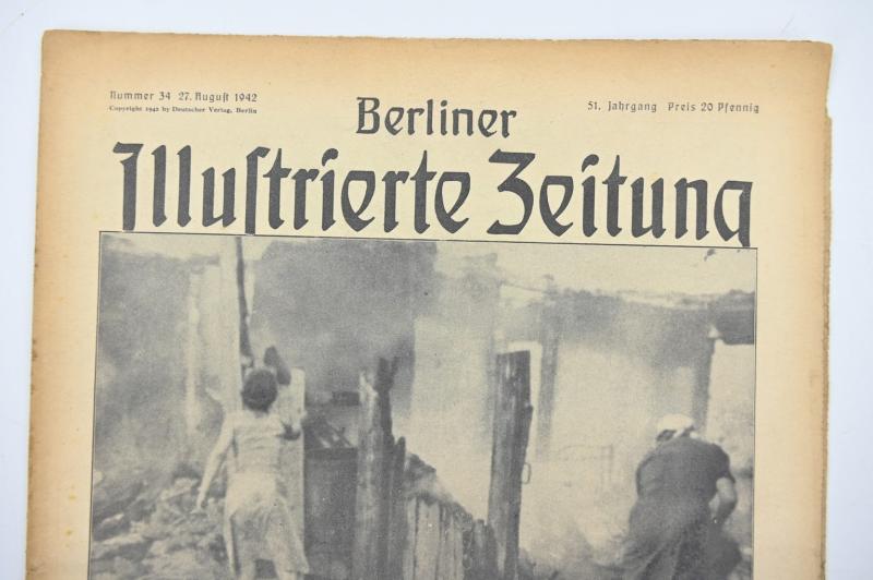 German Berliner Illustrierte Zeitung Newspaper 1942