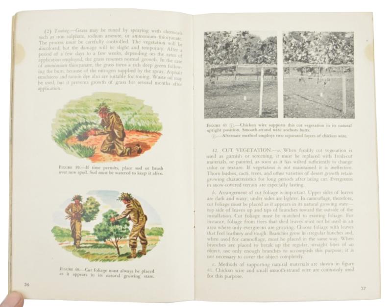 US WW2 Field Manual Basic Camouflage