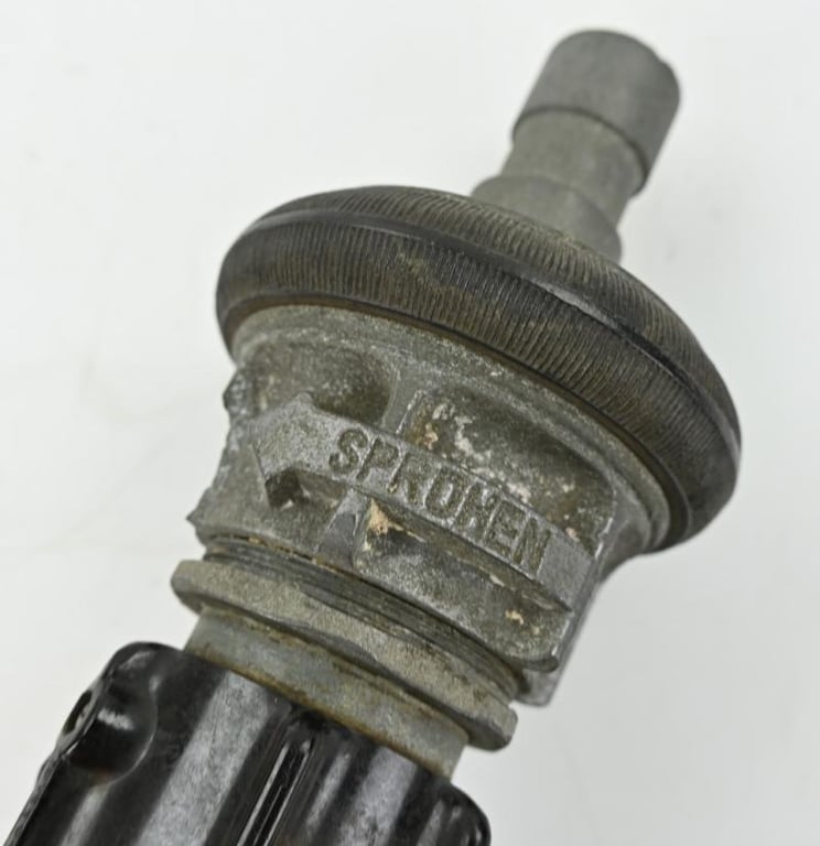 German Third Reich Fire Department Water Nozzle