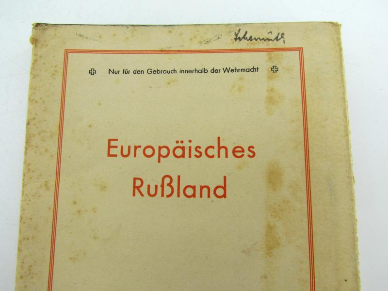 Wehrmacht Map -Europäisches Russland the map of Russia