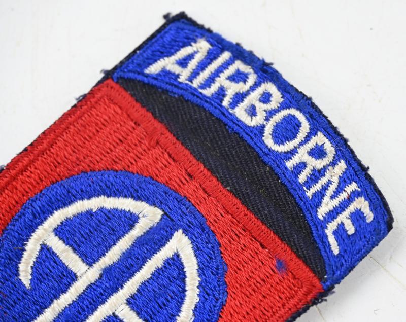 US WW2 82nd Airborne Division Black Center SSI