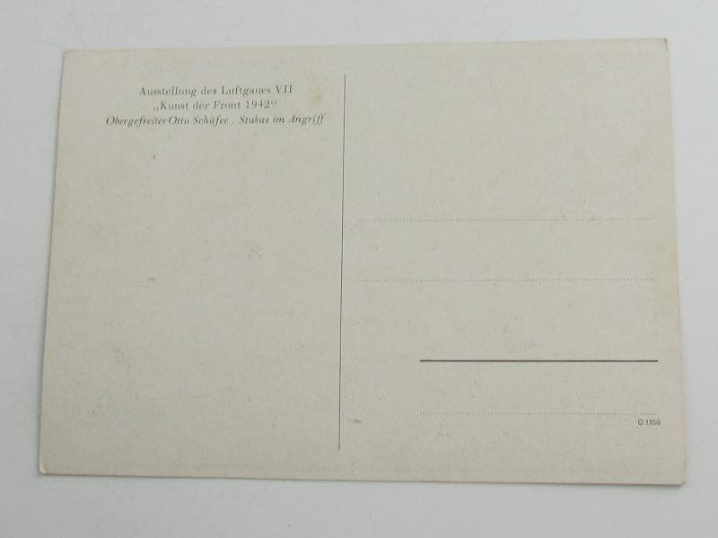 Postcard : Exhibition ‘Kunst der Front’, 1942