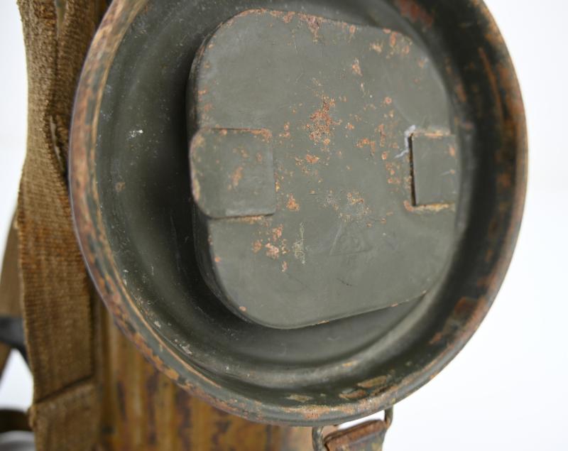 German WH M31 Tropical Camo Gasmask Set