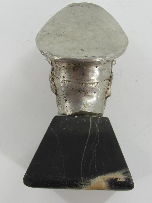 Small Third Reich Officer Head Desktop Bust