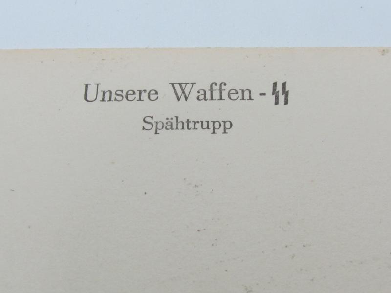 Postcard : Unsere Waffen-SS