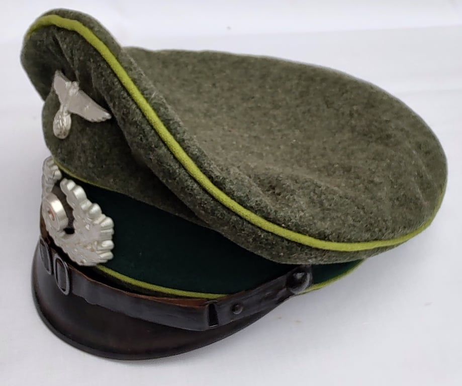 German WH NCO Visor Cap  (Schirmmütze)'Panzergrenadier'