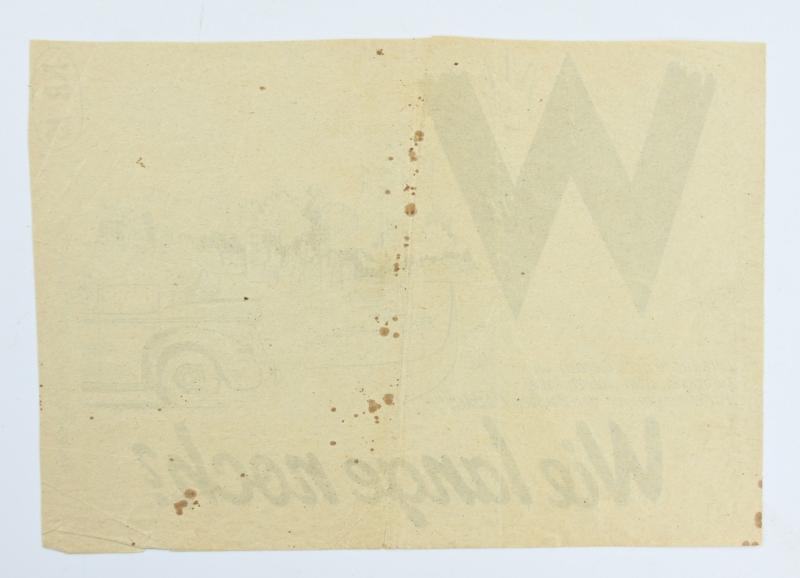 Allied WW2 Droppingsflyer 'Wie Lange Noch?' Part 16