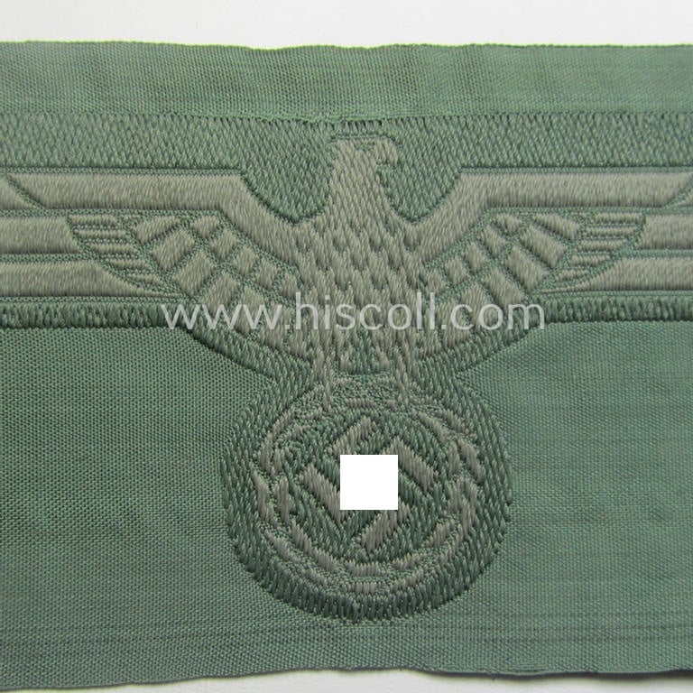WH (Heeres) breast-eagle ie. 'Brustadler für Mannschaften u. Unteroffiziere des Heeres') in 'BeVo'-weave-pattern