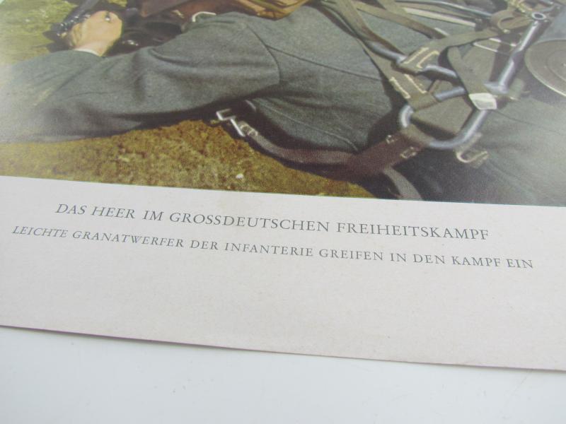 German.Printed Photo,”Das Heer Im Grossdeutschen Freiheitskampf