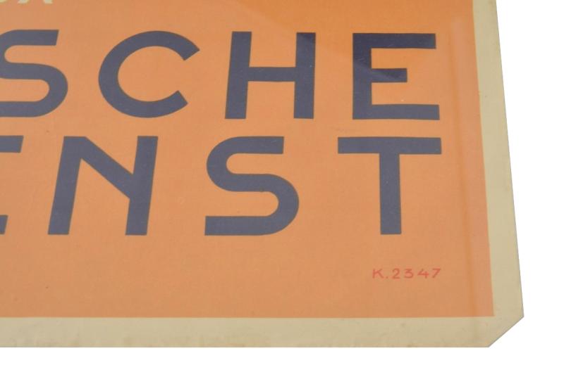 German Dutch NAD Arbeitsdienst Poster