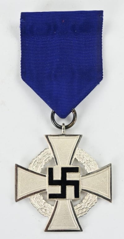 German 25 Years Faithful Service Medal in box