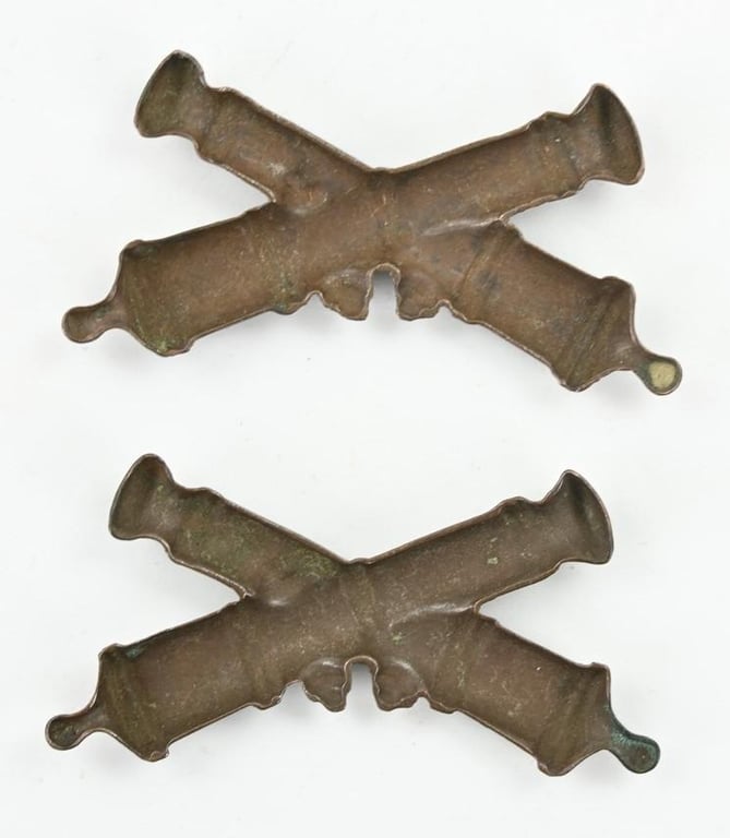 Dutch Pre-WW2 Collar Tab Insignia 'Artillerie'