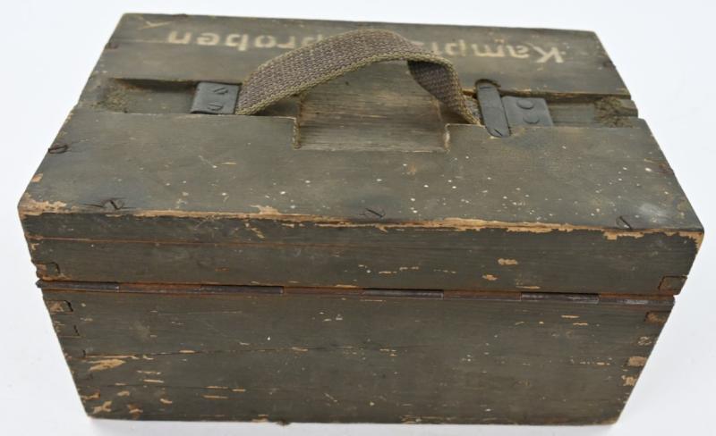 German WH Chemical Warfare Test Equipment Box