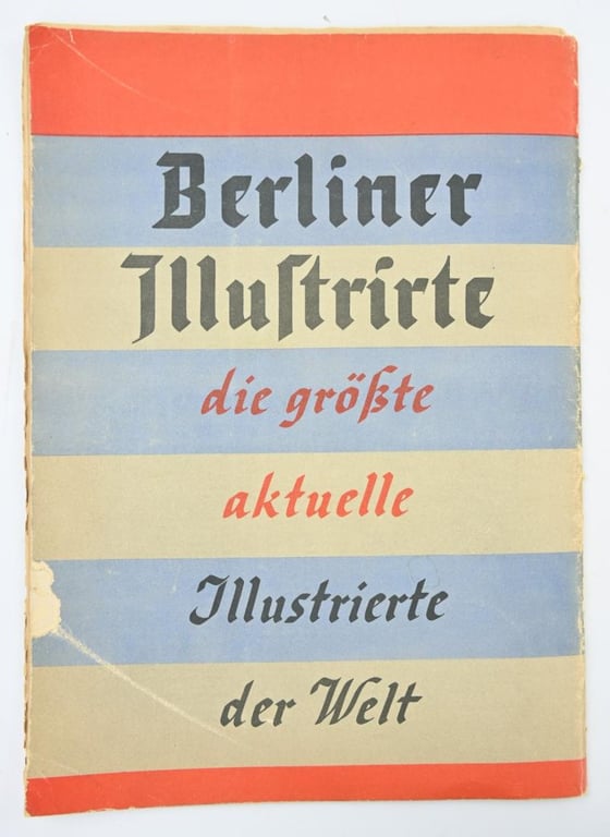 German Third Reich Olympic Magazines 'Berliner Illustrierte Zeitung