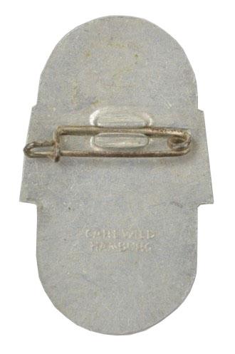 German WHW Badge Gau Hamburg 1936/37