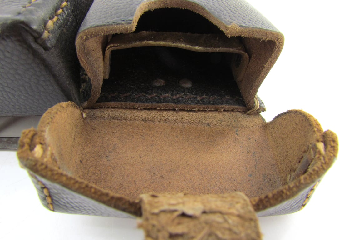 Matching Pair of K98 Ammunition Pouches - RB Numbered “0/0396/0027”