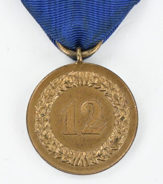 German WH 12 Years Long Service Award Medal
